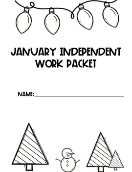 Preview of JANUARY INDEPENDENT WORK PACKET