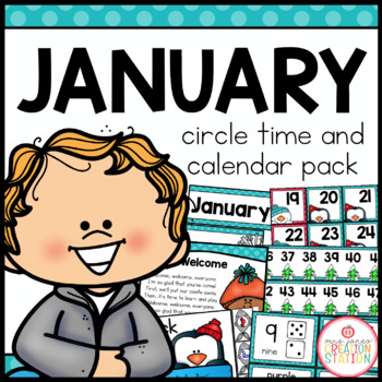 JANUARY MORNING MEETING CALENDAR AND CIRCLE TIME RESOURCES | TPT