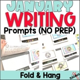 January Writing Prompts with Pictures No Prep Worksheets 1