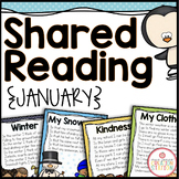 JANUARY SHARED READING {SIGHT WORD POEMS}