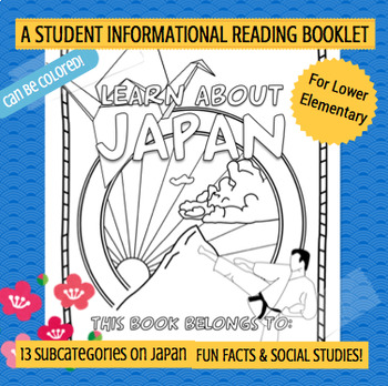 Preview of JAPAN - Learn About Japan Booklet Nonfiction Country Study