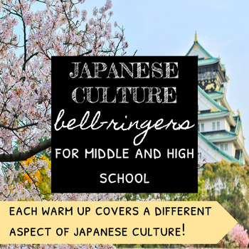 Preview of JAPANESE CULTURE Bell Ringers