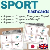 JAPANESE SPORTS FLASH CARD | sports japanese flashcards sport