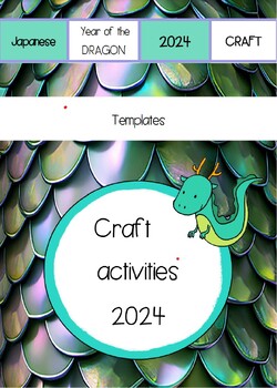 Preview of JAPANESE: Year of the Dragon Craft Templates