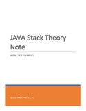 JAVA STACK TEACHING NOTES AND EXAMPLE CODES