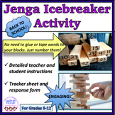 JENGA ICEBREAKER ACTIVITY! Great for back to school!