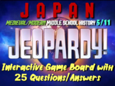 JEOPARDY! Japan Review Game - 25 questions/answers