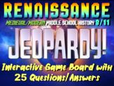 JEOPARDY! Renaissance Review Game - 25 questions/answers