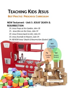 Preview of JESUS' DEATH/RESURRECTION (EASTER) Teaching Kids Jesus Best Practice Preschool