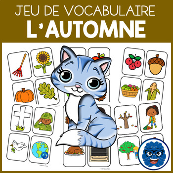 Preview of JEU DE VOCABULAIRE : L'automne - VOCABULARY GAME: Autumn/Fall (FRENCH)