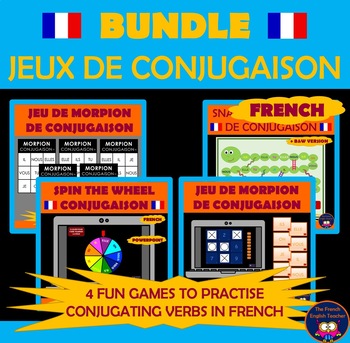 Preview of JEUX DE CONJUGAISON - BUNDLE of conjugation games in French