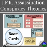 JFK Assassination Conspiracy Theories Boom Cards