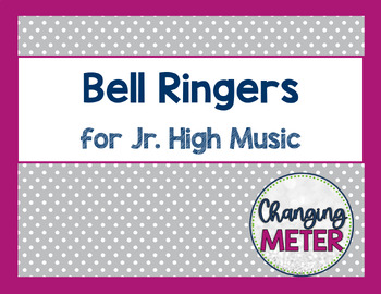 Preview of Bell Ringers for Jr. High Music