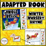 JINGLE BELLS Adapted Book -  Winter Nursery Rhyme Velcro B