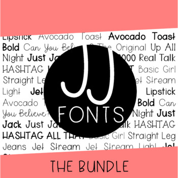 Preview of JJ Fonts: The Bundle