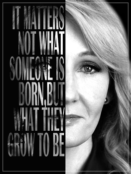 Preview of JK Rowling Inspirational Quote