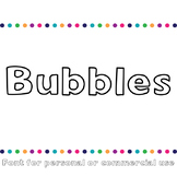 JM Bubbles Font