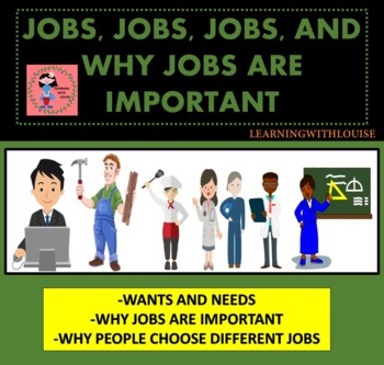 Preview of JOB, JOBS, JOBS, AND WHY THEY ARE IMPORTANT