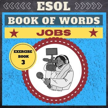 Preview of JOBS IN ENGLISH - STUDENT EXERCISE BOOK AND  TEACHER'S BOOK