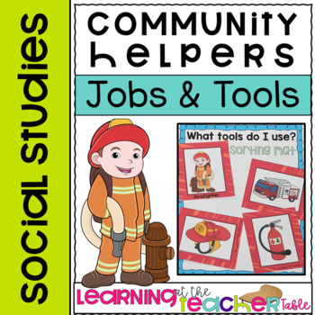 Preview of JOBS & TOOLS Community Helpers Matching Games