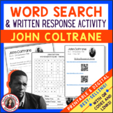 JOHN COLTRANE Word Search and Research Activity