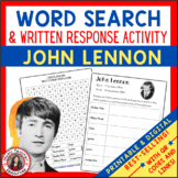 JOHN LENNON Word Search and Research Activity for Middle S