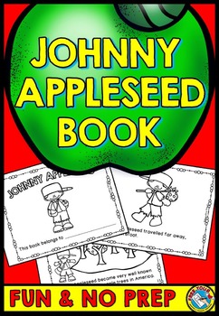 Preview of JOHNNY APPLESEED ACTIVITY 1ST 2ND GRADE KINDERGARTEN READING BOOK COLORING PAGES