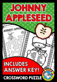 JOHNNY APPLESEED ACTIVITY AUTUMN FALL WORKSHEETS 3RD 2ND G