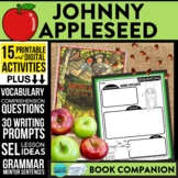 JOHNNY APPLESEED Activities Worksheets and Interactive Rea