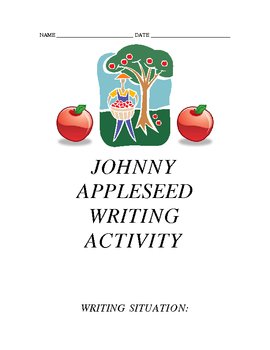 Preview of JOHNNY APPLESEED WRITING LESSON