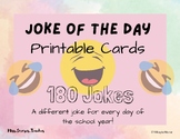 JOKE OF THE DAY PRINTABLE CARDS | 180 Joke Cards | Morning
