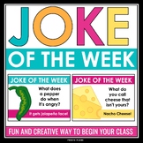 Joke of the Week - Funny Jokes Classroom Posters or Weekly