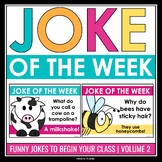 Joke of the Week - Funny Jokes Classroom Posters or Bell-R