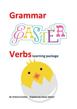 Preview of GRAMMAR- EASTER VERBS PACKAGE