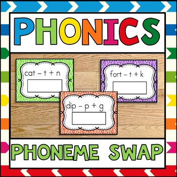 Preview of Phonics Center Phoneme Swap