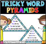 Tricky Words Fluency Pyramid