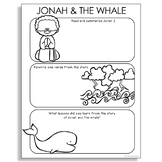 JONAH AND THE WHALE Bible Story Activity | Old Testament W