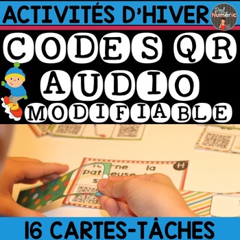 Preview of JOUER AVEC LES MOTS ET LES CODES QR AUDIO - L'HIVER