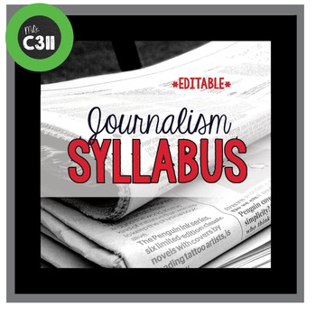 Preview of JOURNALISM SYLLABUS, editable