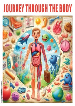 Preview of JOURNEY THROUGH THE BODY - muscles, blood vessels, nerves, bones, organs