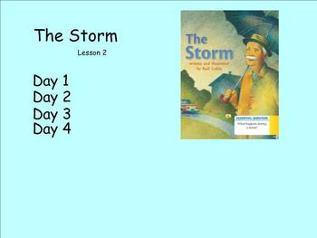 Preview of JOURNEYS FIRST GRADE "THE STORM" LESSON 2