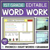Word Work And Phonics Activities For Grammar Spelling Sigh