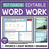 First Grade Phonics Games And Word Work Activities | Gramm