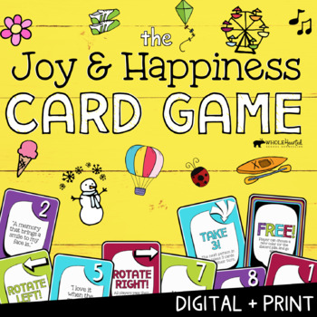 Preview of JOY & HAPPINESS: Print + Digital SEL Game | Social Emotional Distance Learning