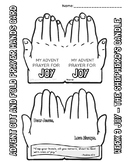 JOY - Week Three Advent Cut and Fold Prayer Hand Card Craf