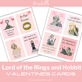 JRR Tolkien Inspired Valentines Day Cards - Hobbit and Lor