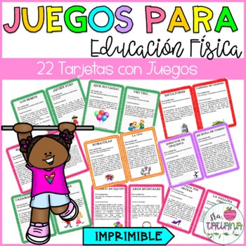 Preview of Juegos para Educación Física | Games for Physical Education in Spanish