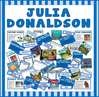 Preview of JULIA DONALDSON TEACHING RESOURCES AND DISPLAY EFS AND KS1 AUTHOR GRUFFALO ETC