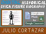 JULIO CORTAZAR Digital Historical Stick Figure Biographies