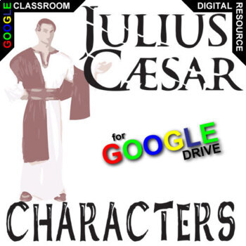 Preview of JULIUS CAESAR Characterization Analysis DIGITAL Analyzing Character Traits